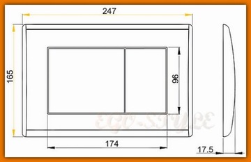 AlcaPLAST Кнопка смыва матовый хром M272 DELFIN