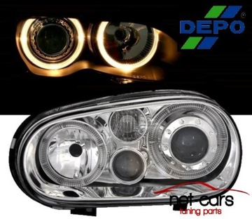 ФАРЫ ЛАМПЫ VW GOLF 4 IV ANGELEYES HALOGEN C