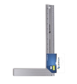 Kątownik stolarski aluminiowy 350x190mm HOGERT