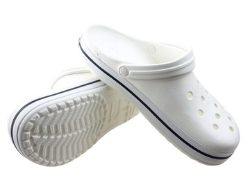 Шлепанцы Crocs Crocband 11016 белые M9 42/43