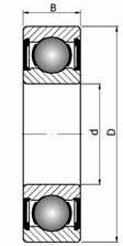 ПОДШИПНИК 6001 2RS 12x28x8 60012RS 6001rs FŁT ПОЛЬША