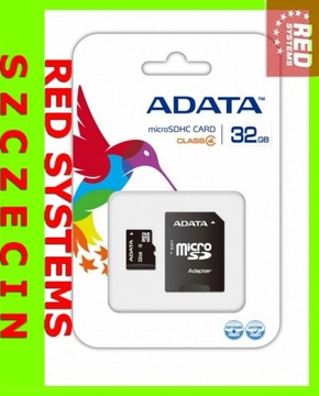 Карта Micro SecureDigital microSD 32 ГБ ADATA +Adap