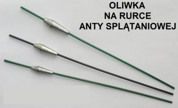 Ołów Ciężarek oliwka + rurka antysplątaniowa 30gr