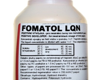 Фотопроявитель Foma для бумаги Fomatol LQN 0,25л