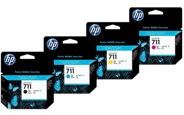 НАБОР ЧЕРНИЛ ДЛЯ HP DESIGNJET T120, T520 CMYK 711