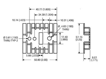 РАДИАТОР THM6061B AAVID ТЕРМАЛЛОЙ 3 шт.