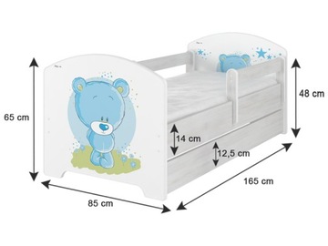 Детская кроватка OSKAR X BABY BOO 160X80 ПК