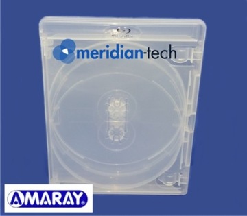 Pudełka AMARAY CLEAR 3 x BLU-RAY 10szt trzy płyty