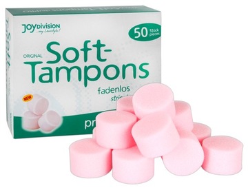 Массовая упаковка тампонов Soft-Tampons professional без ниток, 50 шт.