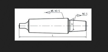 Сверло Morsa с хвостовиком MT MS MK 2 B16