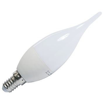 Żarówka LED E14 SMD 10W = 90W ciepła PŁOMYK