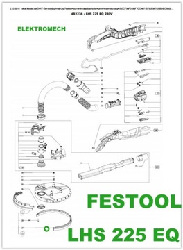 FESTOOL SZCZOTKA ZAPASOWA PLANEX LHS 225 495166