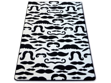 Ковер 160x220 SCANDINAVIA MUSTACHE BLACK SK #GR2181