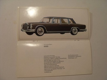 ПРОСПЕКТ 1967 КАТАЛОГ MERCEDES personenwaage