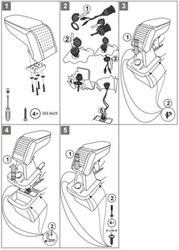фото thumb №7, Opel astra h підлокітник шкіряний підлокітник armster s