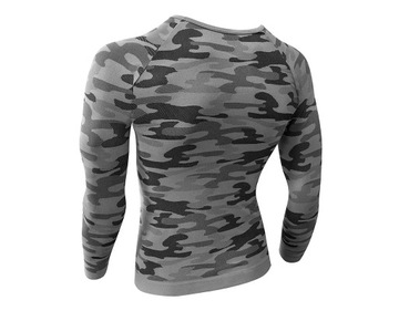 МУЖСКАЯ термоактивная спортивная ФУТБОЛКА CAMO с длинным рукавом Sesto Senso *L