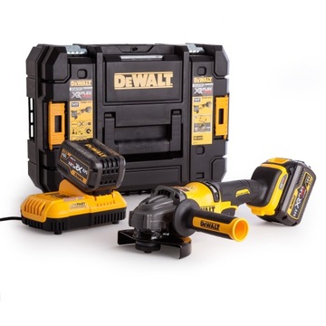 Угловая шлифовальная машина FlexVolt 54V DeWalt DCG414T2 6Ah с аккумулятором