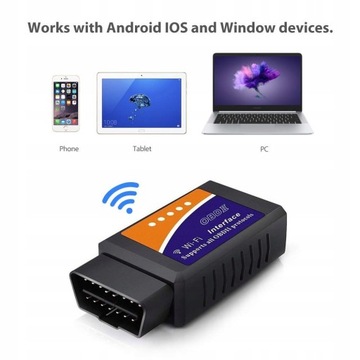 Диагностический интерфейс iPhone ELM327 WiFi OBD2