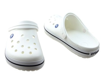 Шлепанцы Crocs Crocband 11016 белые M5 37/38