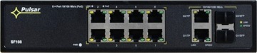 10-ПОРТОВЫЙ коммутатор PoE SF-108 + SFP PULSAR