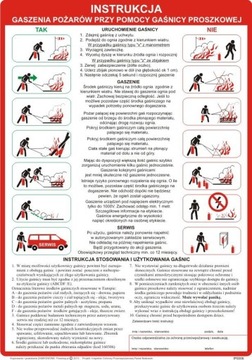 Инструкция ППОЗ по тушению пожаров порошковым огнетушителем