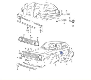 НОВАЯ ОРИГИНАЛЬНАЯ ЭМБЛЕМА НА КРЫЛЕ VW WOLFSBURG