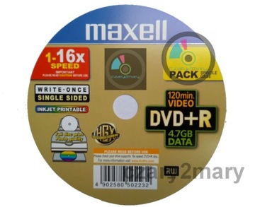 Maxell DVD+R Printable Navigations, 10 шт., конверт для компакт-дисков