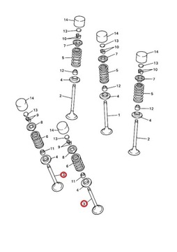 ВЫПУСКНОЙ КЛАПАН TYTAN YAMAHA YZF WRF 450 OEM