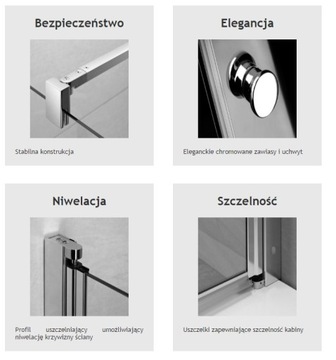 Drzwi wnękowe 70 EOS DWB Radaway (137883-01-01L)