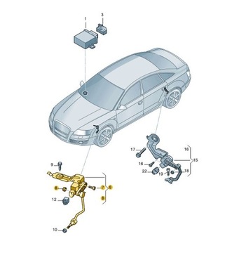 ДАТЧИК УРОВНЯ ПОДВЕСКИ AUDI A6 C6 ALLROAD ДИЛЕР