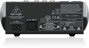 BEHRINGER XENYX QX602 USB-МИКШЕР С ЭФФЕКТАМИ - Варшава