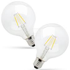 Żarówka LED E27 8W filament,Edison kula przezroczy