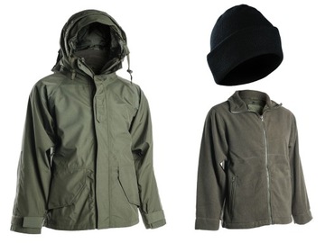 Год -Раунд 3 в 1 куртке с мембраной и подкладкой Parka Polar Olive M