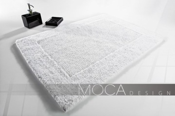 ПЛОТНЫЙ ХЛОПКОВЫЙ КОВЕР MOCA DESIGN 50x75 БЕЛЫЙ