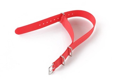 PASEK DO ZEGARKA NATO NYLONOWY 18 MM CZERWONY