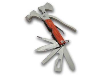 Нож MULTITOOL, плоскогубцы, молоток, топор МТ003