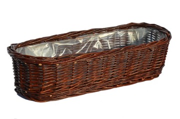 Плетеная корзина Крышка для цветочного горшка Wicker Basket 50