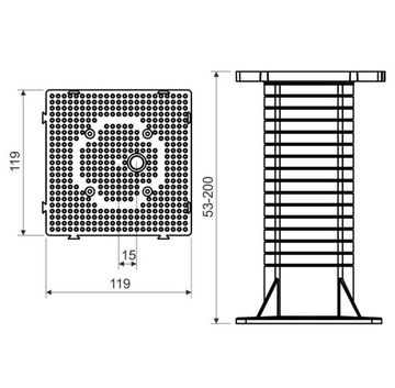 Коробка Kopos P/T для изоляции 200мм MDZ_KB