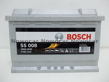 АККУМУЛЯТОР BOSCH SILVER S5 77 Ач 780A PowerFrame SILVER