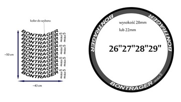 Набор наклеек на диски BONTRAGER