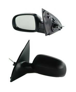 LUSTERKO OPEL CORSA C 2000-2010 MANUAL CZARNE L/P