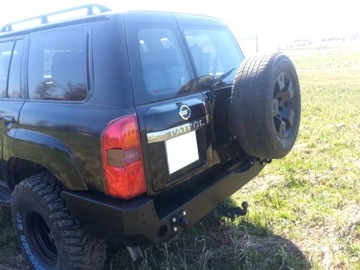 фото thumb №7, Nissan patrol y61 бампер зад задній кріплення колеса