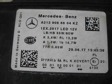 фото thumb №9, Лампа перед - повний led - mercedes e клас w213