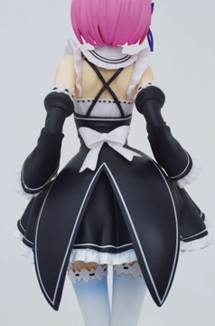 FIGURKA Anime Re Zero Ram Curtsey Premium SEGA Rem