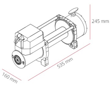 POKROWIEC NA WYCIĄGARKĘ WCIĄGARKĘ 4X4LAWETA DRAGON