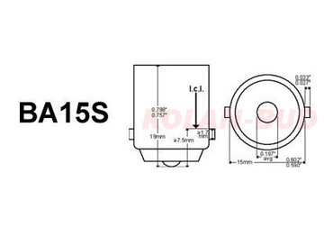 РОЗЕТКА С ПРОВОДАМИ ЛАМПА для LED Ba15s P21W