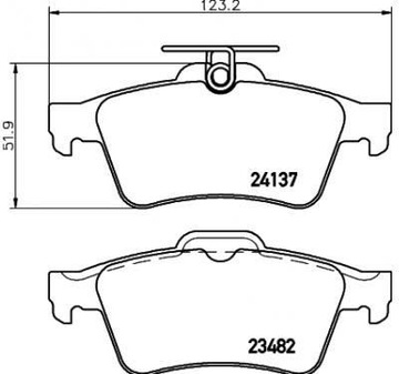 ЗАДНИЕ ДИСКИ + КОЛОДКИ FORD FOCUS 2 II C-MAX 265x11