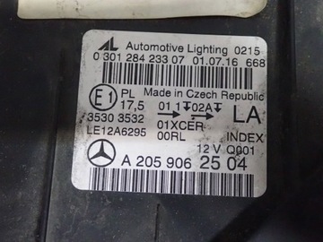 фото thumb №9, Лампа лампи перед mercedes c клас w205 повний led