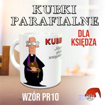 Kubek ministranta, prezent dla księdza, parafia