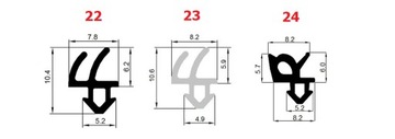 ALUPLAST S-1172 Уплотнитель оконный